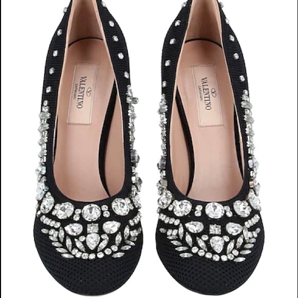 EUC VALENTINO GARAVANI RHINESTONE PUMPS - Picture 13 of 14